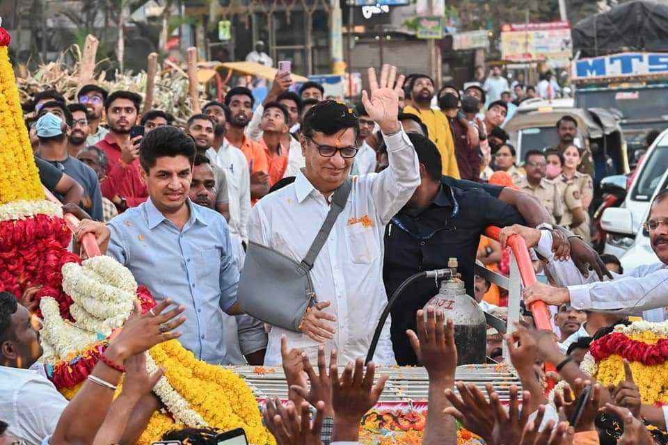 लोकनेते आमदार थोरात यांचे संगमनेरात जंगी स्वागत